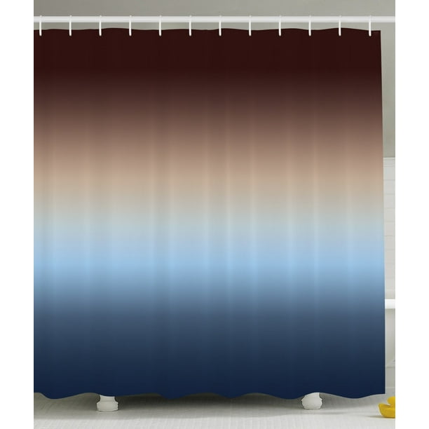 Home Decor Ombre Colorful Design Art Print Polyester Fabric Shower Curtain 
